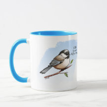 CHICKADEE BUFFALO WINGS von Jeff Willis Art