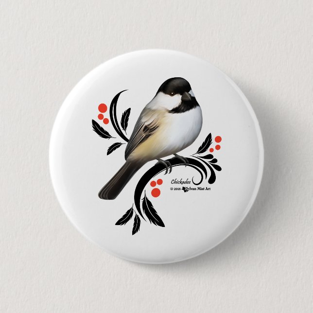 Chickadee Button (Vorderseite)