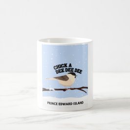 Chickadee im Winter PEI-Tasse Kaffeetasse