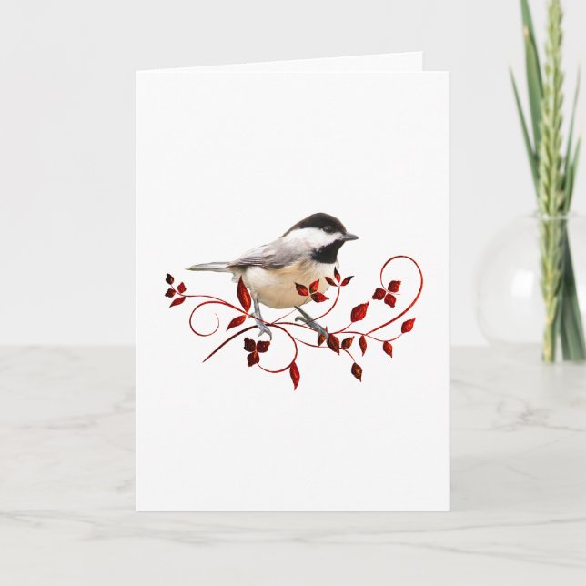 Chickadee Karte (Vorderseite)