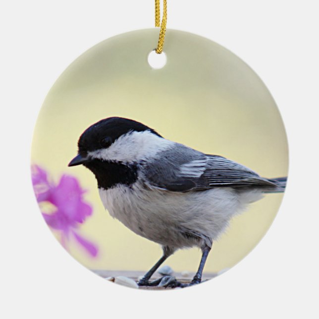 Chickadee Keramikornament (Vorne)