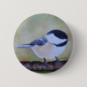 Chickadee-Knopf Button