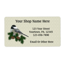 Chickadee produit personnalisé ou Étiquettes d'ent