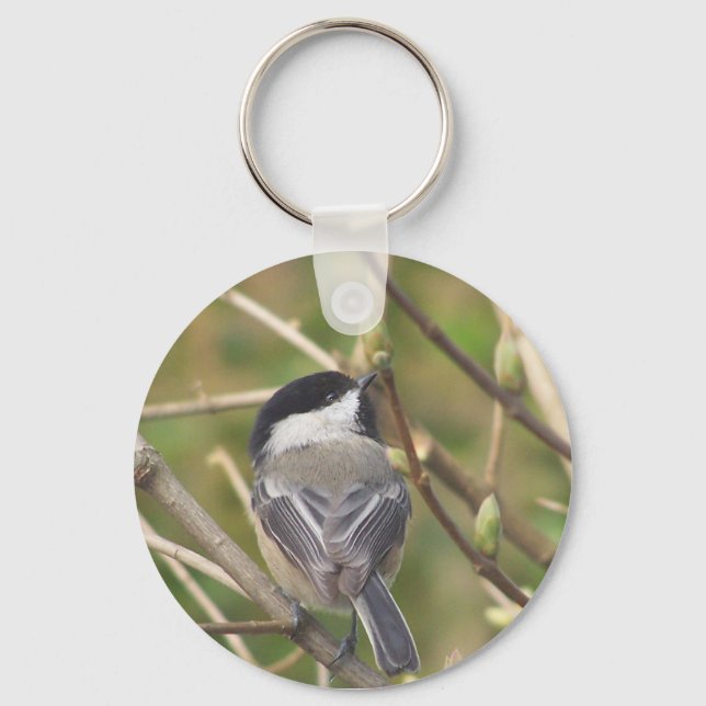 Chickadee-Schlüsselanhänger Schlüsselanhänger (Vorderseite)