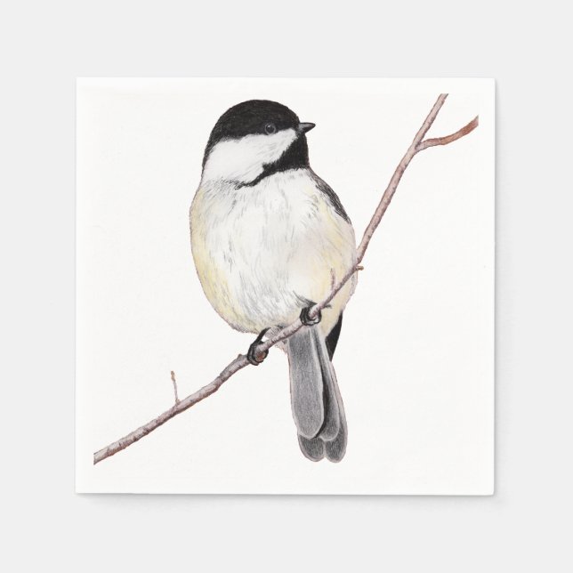 Chickadee Serviette (Vorderseite)