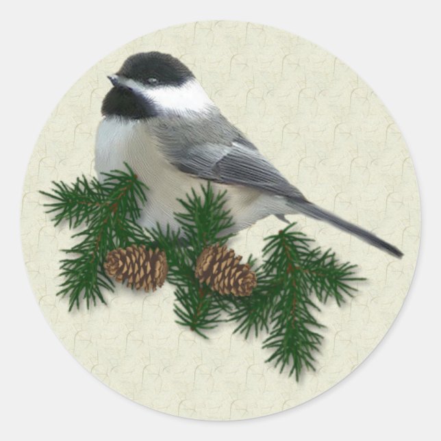 Chickadee Sticker (Vorderseite)