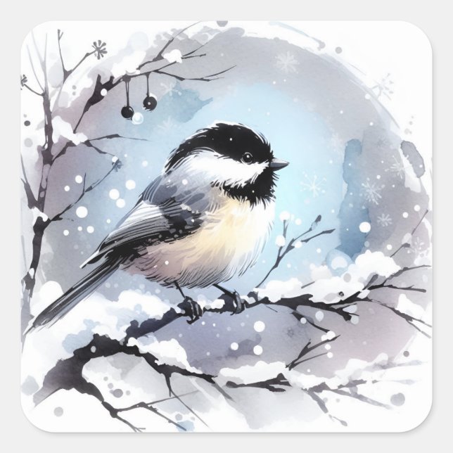 Chickadee Stickers (Vorderseite)