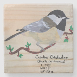 Chickadee Stone Untersetzer