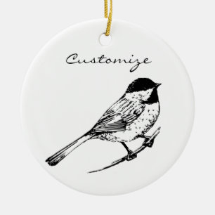 Chickadee Thunder_Cove Keramik Ornament