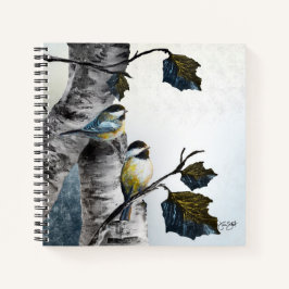 "Chickadees" [design 2] Multi sizes Notizbuch