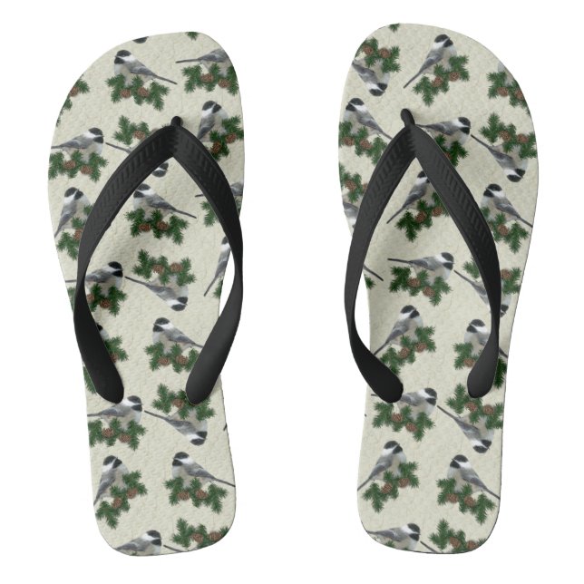 Chickadees Flip Flops (Fußbett)