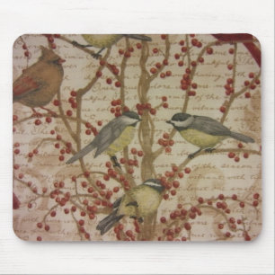 Chickadees Mousepad