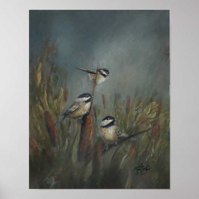Chickadees Pond Poster (Vorne)