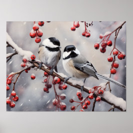 Chickadees Poster