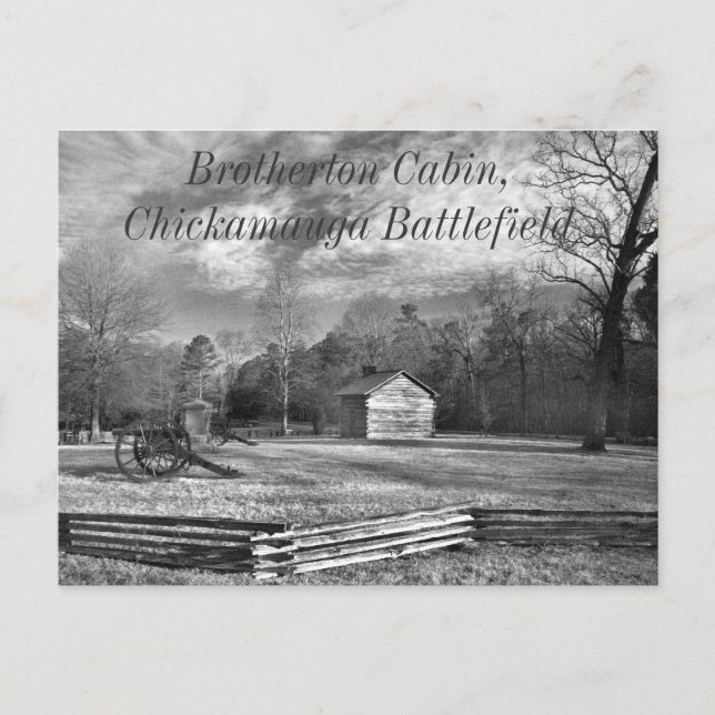 Chickamauga Battlefield Postcard Postkarte (Vorderseite)