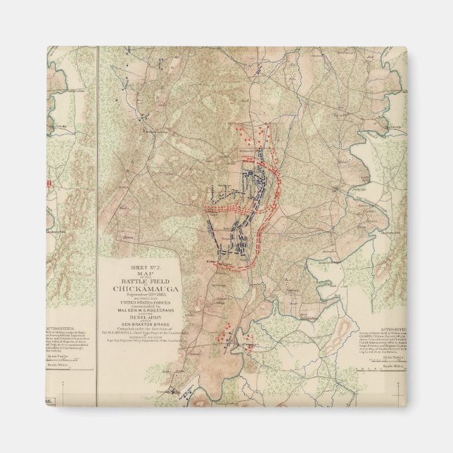 Chickamauga, Tal der Türkei Magnet (Vorne)