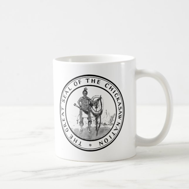 Chickasaw-Siegel-Tasse Kaffeetasse (Rechts)