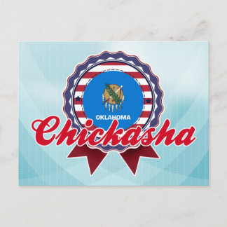 Chickasha, ok postkarte