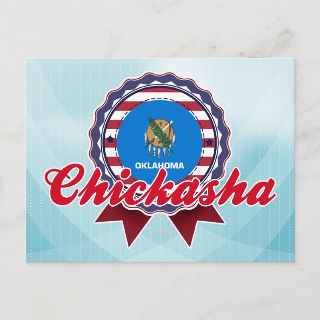 Chickasha, ok postkarte (Vorderseite)