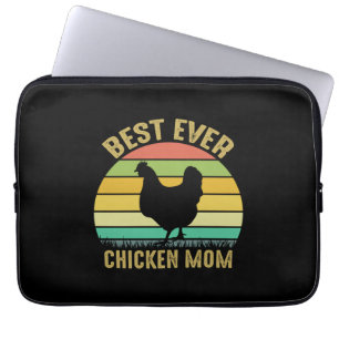 Chicken Art Beste Mama für Hühner Laptopschutzhülle
