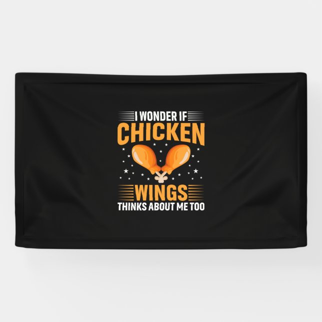 Chicken Art Chicken Wing Banner (Horizontal)