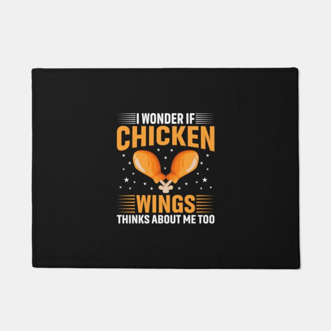 Chicken Art Chicken Wing Fußmatte (Vorderseite)