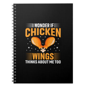 Chicken Art Chicken Wing Notizblock