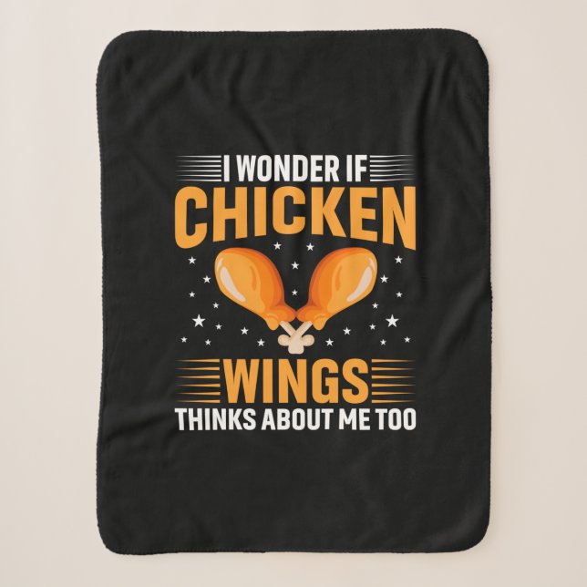 Chicken Art Chicken Wing Sherpadecke (Vorderseite)