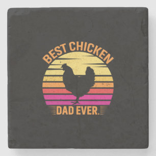 Chicken Art Collection Steinuntersetzer