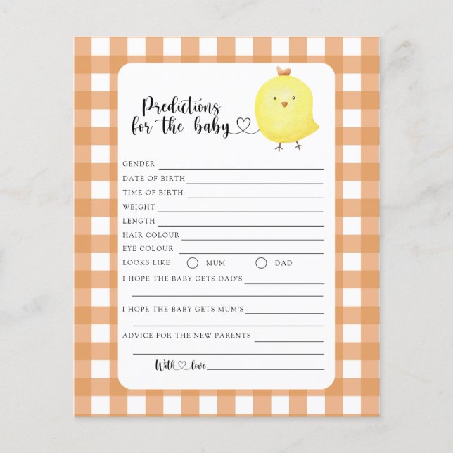 Chicken - baby predictions and advice (Vorderseite)