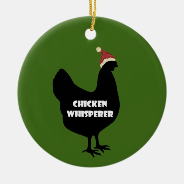 Chicken Christmas Ornament (Vorne)