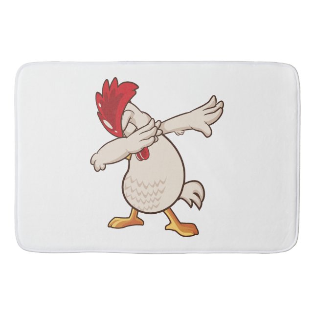 Chicken Dabbing Bauer Dab Tanz Badematte (Vorderseite)