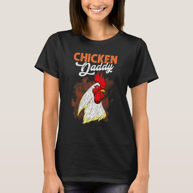 Chicken Daddy Motif T-Shirt (Vorderseite)