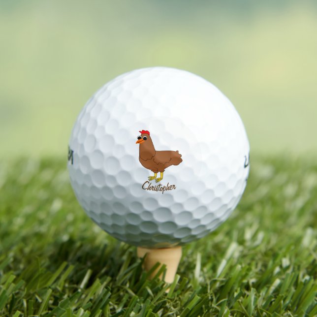 Chicken Design Golfball (Insitu T-Shirt)
