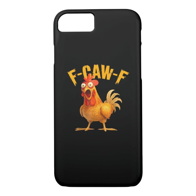 Chicken F-Caw-F Classic Cool Unique Case-Mate iPhone Hülle (Rückseite)