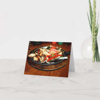 Chicken Fajitas Karte