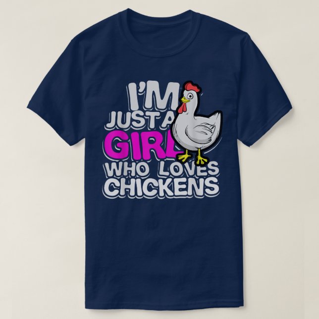 Chicken Farmer Grower Backyard Flock Egg Hen  T-Shirt (Design vorne)