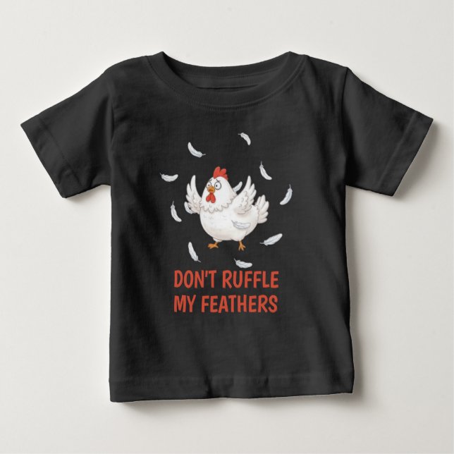 Chicken Feathers Toddler T-shirt (Vorderseite)