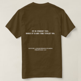 Chicken Fingers sind nicht frittiertes Hühnchen T-Shirt