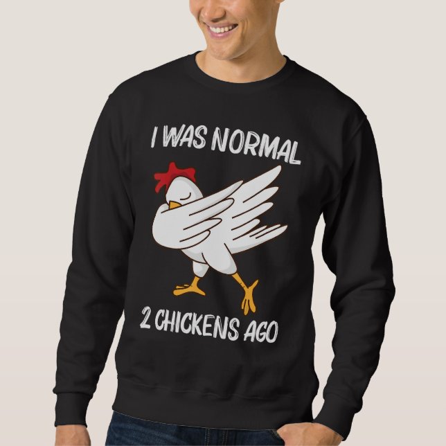 Chicken For Men Women Poultry Rooster Egg Sweatshirt (Vorderseite)