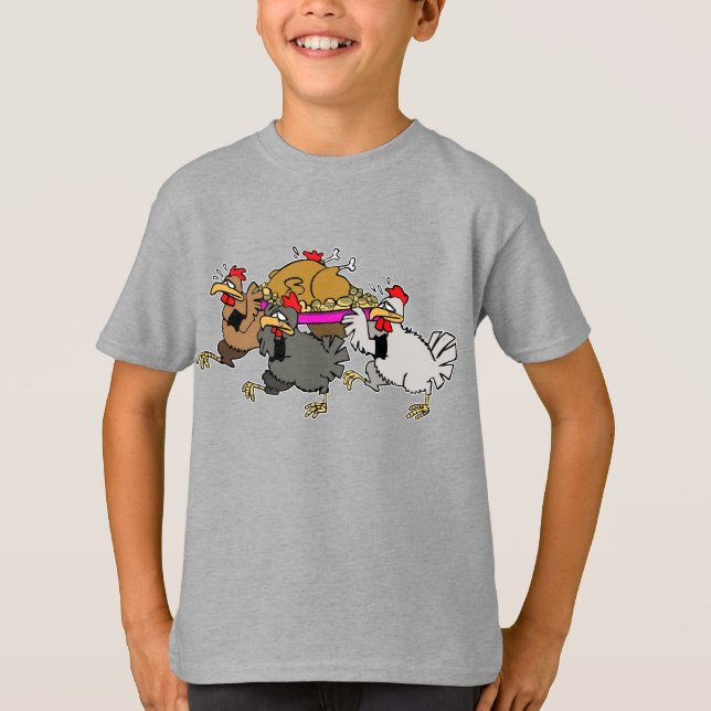 Chicken funeral T-Shirt (Vorderseite)