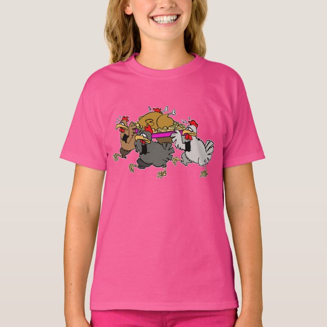Chicken funeral T-Shirt (Vorderseite)