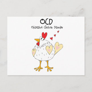 Chicken In Love Postkarte