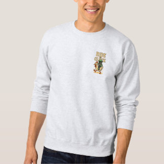 Chicken Jockey Besticktes Sweatshirt