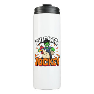 Chicken Jockey Thermosbecher