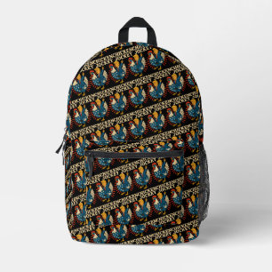 Chicken Jockey Trump Funny Meme Bedruckter Rucksack