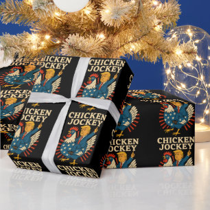 Chicken Jockey Trump Funny Meme Geschenkpapier