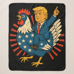 Chicken Jockey Trump Funny Meme Sherpadecke