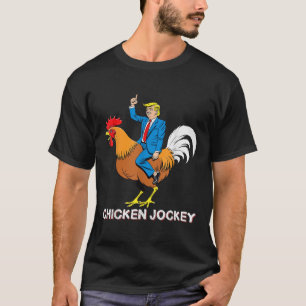 Chicken Jockey Trump Funny Meme Surreal Spaß T-Shi T-Shirt