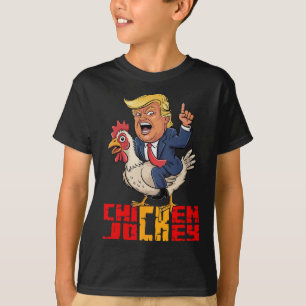 Chicken Jockey Trump Funny Political Meme T-Shirt